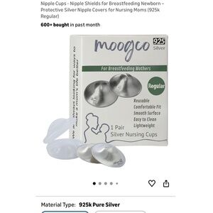MoogCo Silver Nursing Cups silverettes 925 pure silver